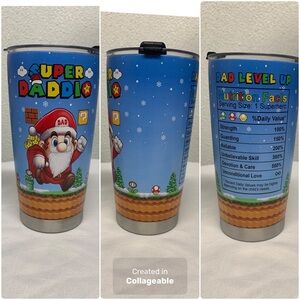 Stainless steel Tumblr 20oz  comes with straw hot and cold drinks